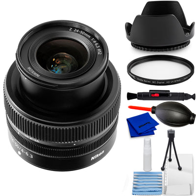 Objectif Nikon NIKKOR Z 24-50 mm f/4-6.3 20096 - Ensemble d'accessoires 7 pièces