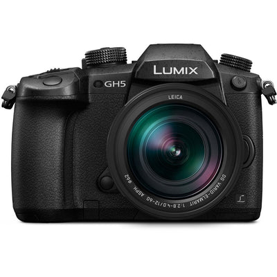 Panasonic Lumix GH5 Mirrorless Camera with 12-60mm Lens - 15PC Accessory Bundle