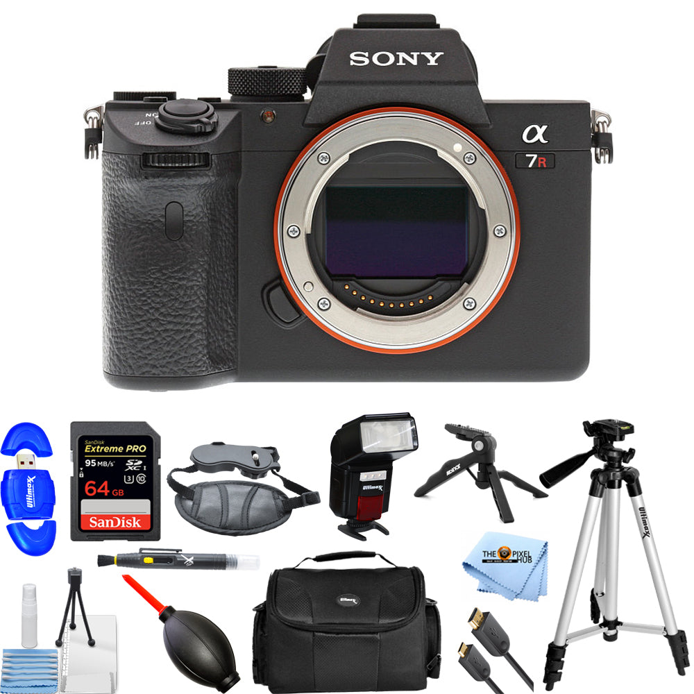 Sony Alpha a7R III Appareil photo numérique sans miroir (boîtier) 64 Go + Flash + Trépied