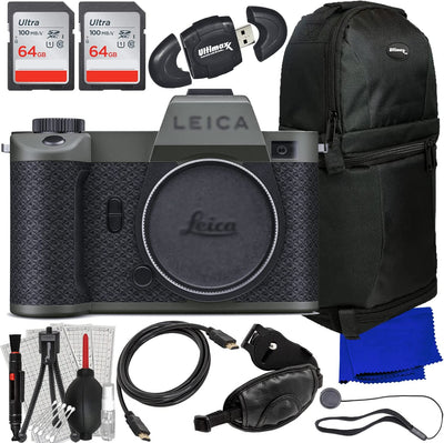 Leica SL2-S Mirrorless 24MP Digital Camera 10880 - 12PC Accessory Bundle