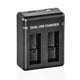 Battery Dual Charger Charging Box For GoPro Hero 9 Camera Accessories Black Ultimaxx