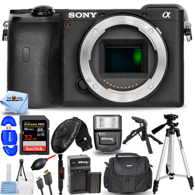 Appareil photo numérique sans miroir Sony Alpha a6600 (boîtier uniquement) + 32 Go + pack EXT BATT