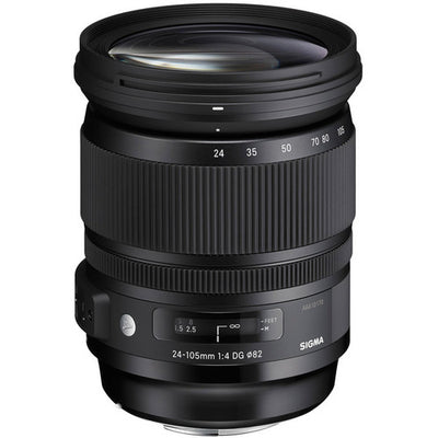 Objectif artistique Sigma 24-105 mm F/4 DG OS HSM pour Nikon - 635-306