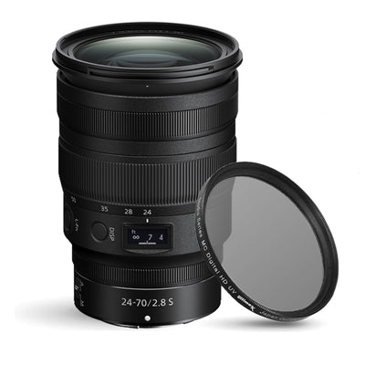 Objectif Nikon NIKKOR Z 24-70 mm f/2.8 S 20089 + filtre UV ultraviolet