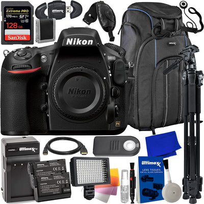 Appareil photo reflex numérique Nikon D810 36,3 MP (boîtier uniquement) 1542 - Ensemble d'accessoires 16 pièces