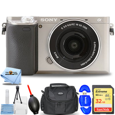 Appareil photo numérique sans miroir Sony Alpha a6400 avec objectif 16-50 mm - Kit d'accessoires 7 pièces