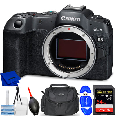 Appareil photo sans miroir Canon EOS R8 5803C002 - Ensemble d'accessoires 7 pièces