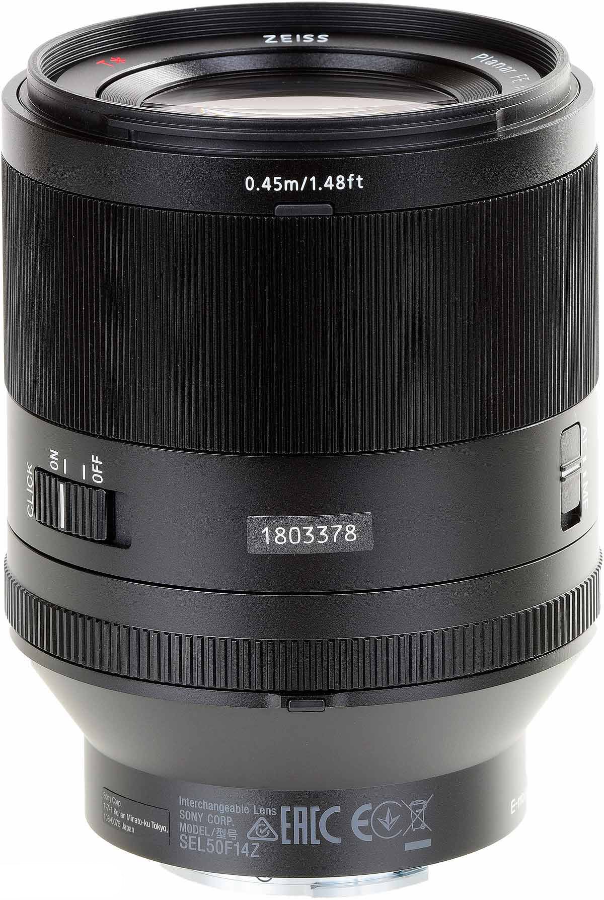 Objectif Sony Planar T* FE 50 mm f/1.4 ZA SEL50F14Z - Ensemble d'accessoires 7 pièces