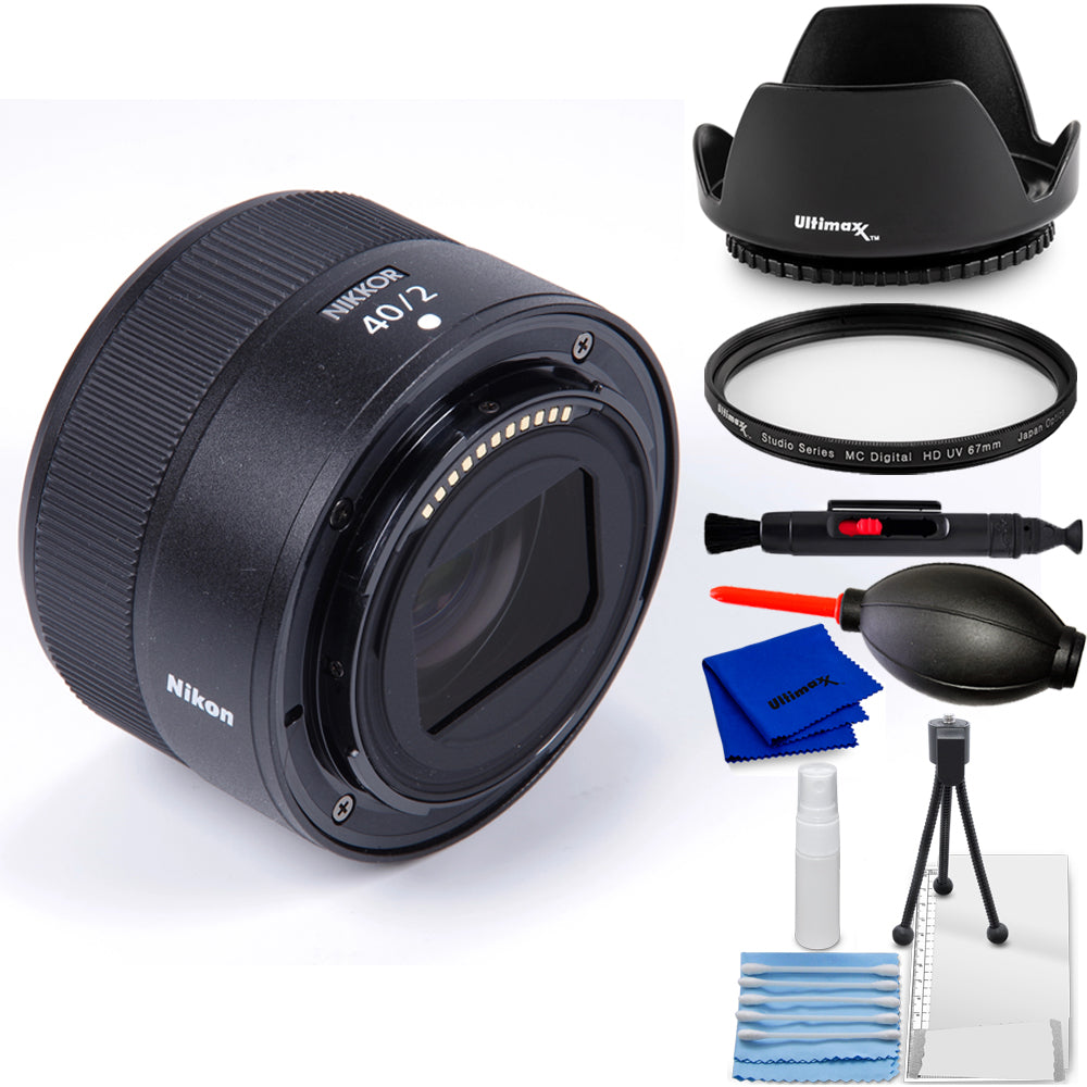 Objectif Nikon NIKKOR Z 40 mm f/2 20102 - Ensemble d'accessoires 7 pièces