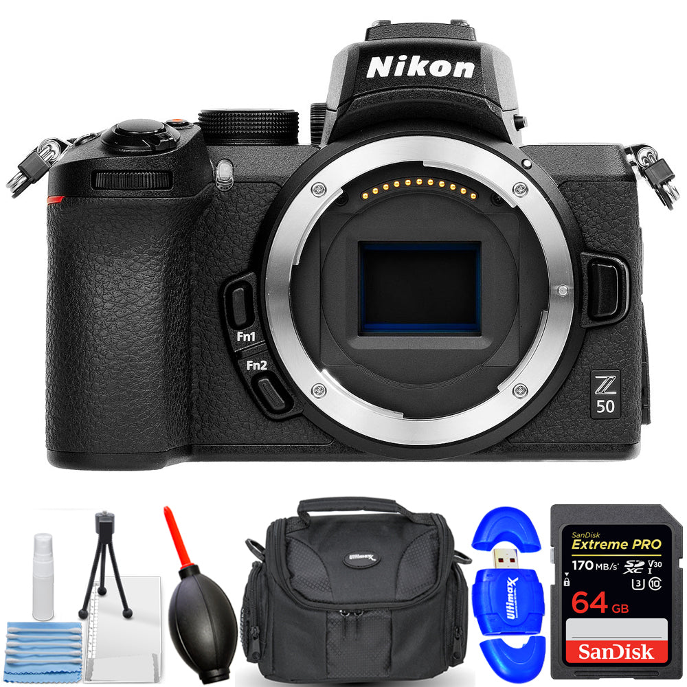 Appareil photo numérique sans miroir Nikon Z 50 (boîtier uniquement) 1634 - Ensemble d'accessoires 7 pièces