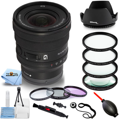 Sony FE PZ 16-35mm f/4 G Lens SELP1635G - 14PC Accessory Bundle