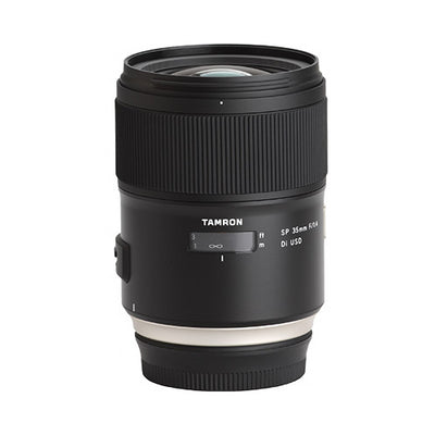 Objectif Tamron SP 35 mm f/1.4 Di USD pour Nikon F + filtre UV + pare-soleil