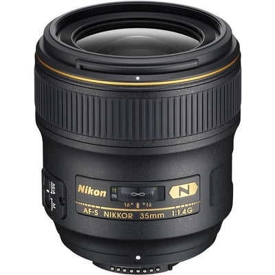 Objectif Nikon AF-S NIKKOR 35 mm f/1.4G 2198 - Ensemble d'accessoires 7 pièces