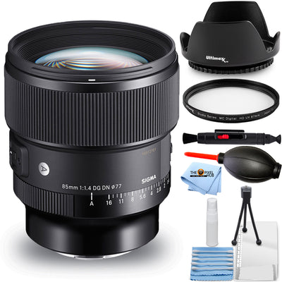 Objectif Sigma 85 mm f/1.4 DG DN Art pour Sony E 322965 - Ensemble d'accessoires 7 pièces