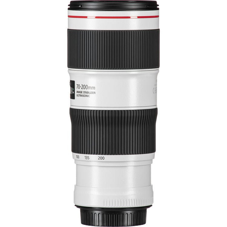 Objectif Canon EF 70-200 mm f/4L IS II USM + objectifs macro/gros plan + pochette