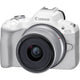 Canon EOS R50 Mirrorless Camera with 18-45mm Lens (White) - 5812C012 Canon