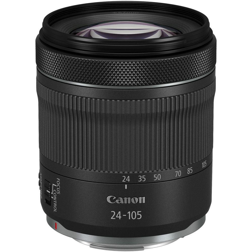 Objectif Canon RF 24-105 mm f/4-7.1 IS STM 4111C002 + ensemble de filtres UV, boîte ouverte