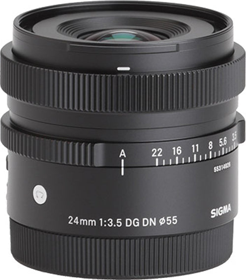 Sigma 24mm f/3.5 DG DN Contemporary Lens for Sony E + Filter Kit Bundle