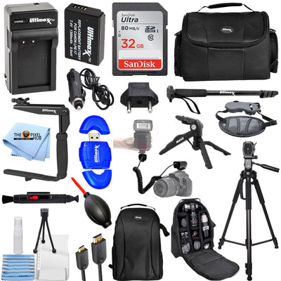 TOUT CE DONT VOUS AVEZ BESOIN Ensemble d'accessoires pour Canon EOS RP M3 M5 M6 T7i T6i T6s 800D 77D SL2