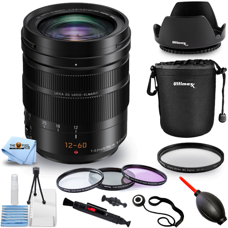 Objectif Panasonic Leica DG Vario-Elmarit 12-60 mm f/2.8-4 ASPH POWER OIS - Bundle