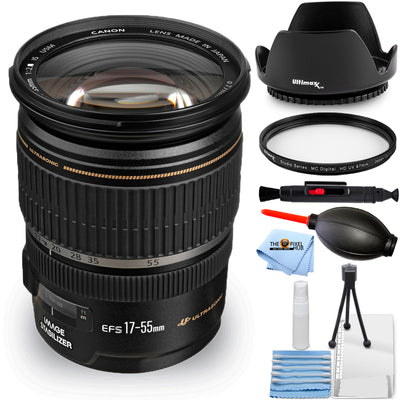 Canon EF-S 17-55 mm f/2.8 IS USM Objectif zoom 1242B002 – Ensemble de filtres UV essentiels