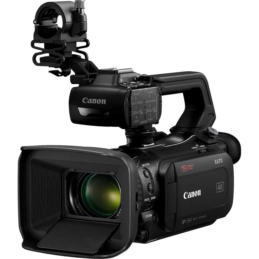 Caméscope Canon XA70 UHD 4K30 avec mise au point automatique double pixel - Ensemble d'accessoires 8 pièces