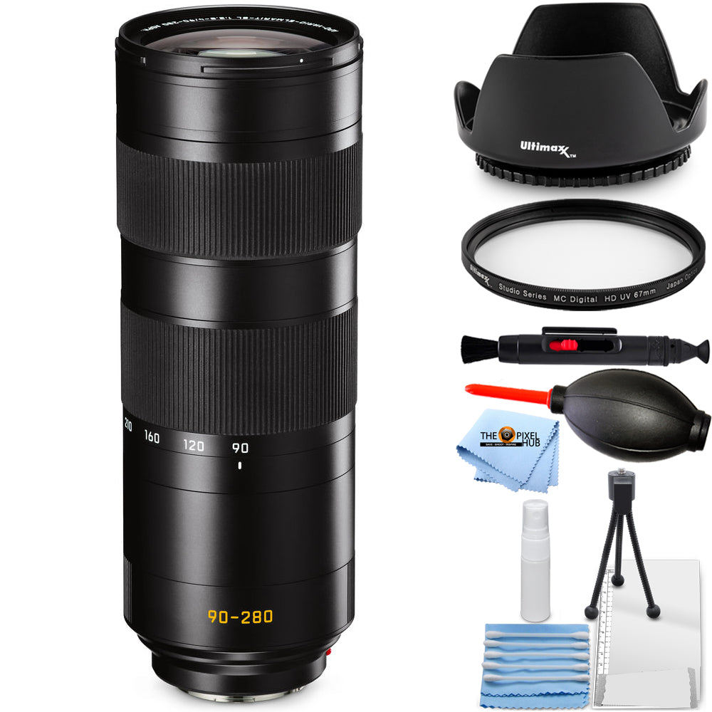 Objectif Leica APO-Vario-Elmarit-SL 90-280 mm f/2.8-4 1175 - Ensemble d'accessoires 7 pièces