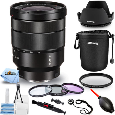 Objectif Sony Vario-Tessar T* FE 16-35 mm f/4 ZA OSS - Ensemble d'accessoires 12 pièces