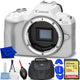 Click to enlarge
Canon EOS R50 Mirrorless Camera (White) 5812C002 - 7PC Accessory Bundle Canon