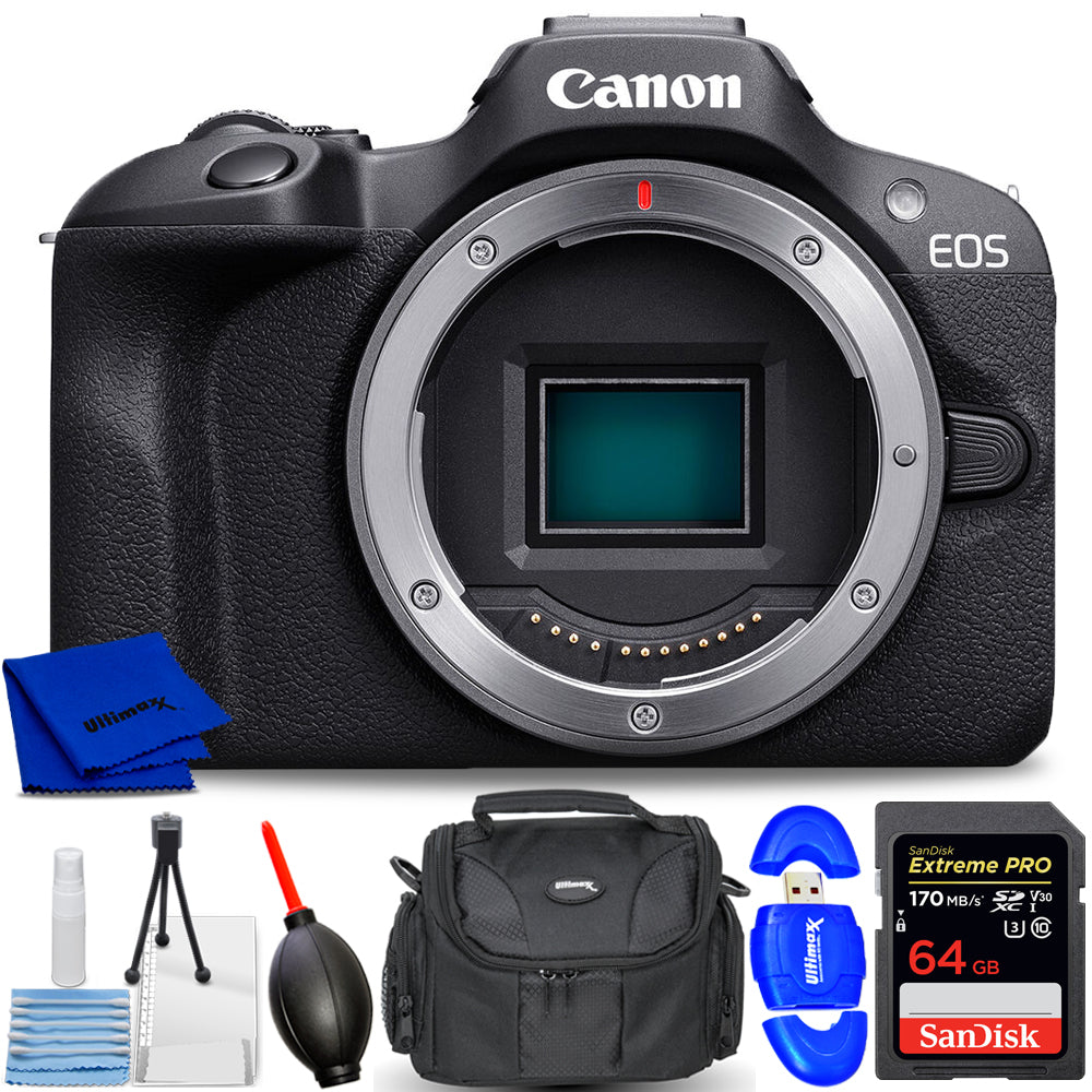 Appareil photo sans miroir Canon EOS R100 6052C002 - Ensemble d'accessoires 7 pièces