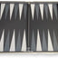 Ensemble de backgammon en acrylique Lucite, grand plateau et pièces de qualité supérieure de 18 pouces (noir transparent)