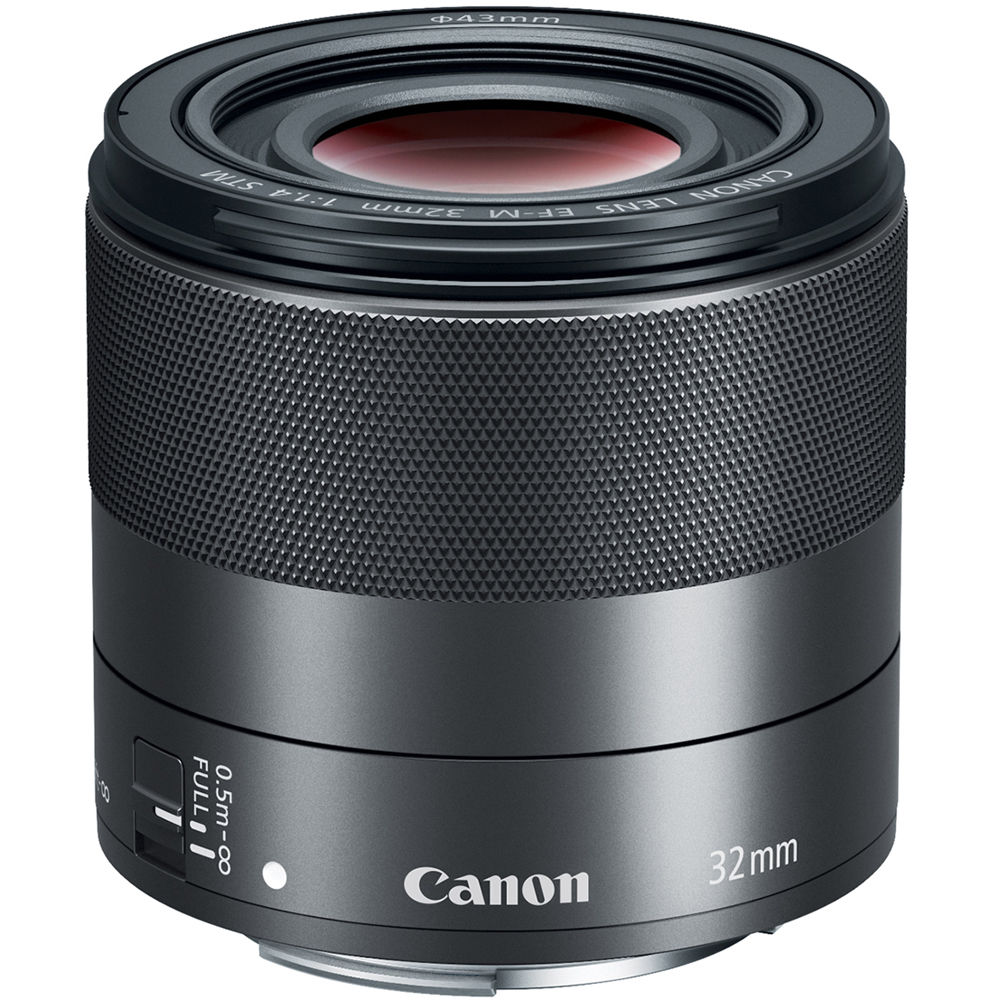 Objectif Canon EF-M 32 mm f/1.4 STM 2439C002 - Ensemble d'accessoires 7 pièces