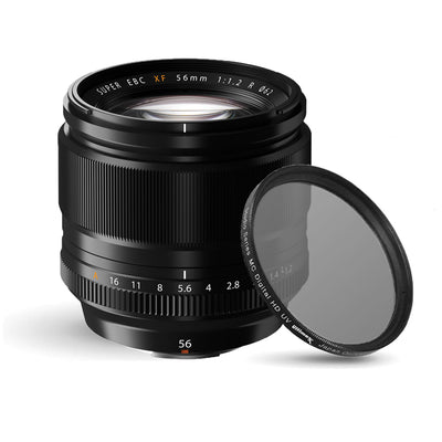 Objectif FUJIFILM XF 56 mm f/1.2 R 16418649 + filtre UV ultraviolet