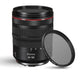 Canon RF 24-105mm f/4L IS USM Lens 2963C002 + UV Ultraviolet Filter Canon
