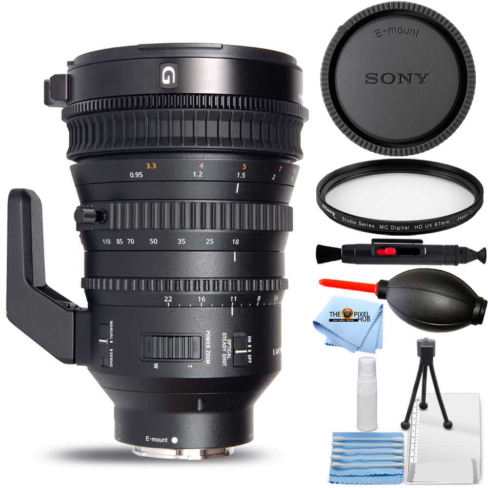 Objectif Sony E PZ 18-110 mm f/4 G OSS SELP18110G - Ensemble d'accessoires 6 pièces