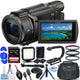 Sony FDR-AX53 4K Ultra HD Handycam Camcorder (Black) - 15PC Accessory Bundle Sony