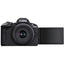 Kit appareil photo sans miroir Canon EOS R50 avec objectifs 18-45 mm et 55-210 mm (noir)