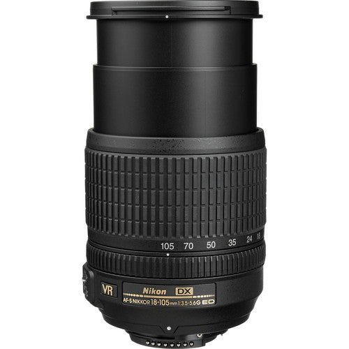 Objectif Nikon AF-S DX NIKKOR 18-105 mm f/3.5-5.6G ED VR - Ensemble UV neuf dans une boîte blanche