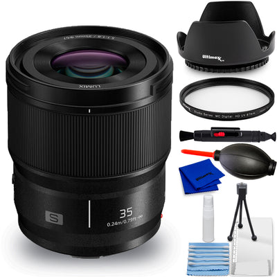 Panasonic Lumix S 35mm f/1.8 Objectif S-S35 - Ensemble d'accessoires 7PC