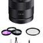 Sony SEL24F18Z Objectif Carl Zeiss Sonnar à monture E 24 mm f/1.8 + kit de filtres