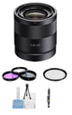 Sony SEL24F18Z 24mm f/1.8 E-Mount Carl Zeiss Sonnar Lens + Filter Kit Bundle Sony