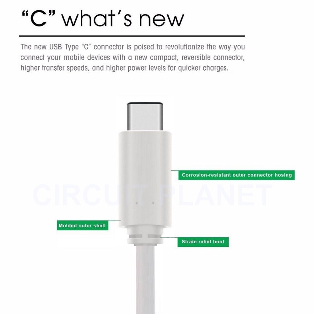 Câble de chargeur de synchronisation enroulé TYPE-C vers USB, connecteur de charge de données, blanc, nouveau