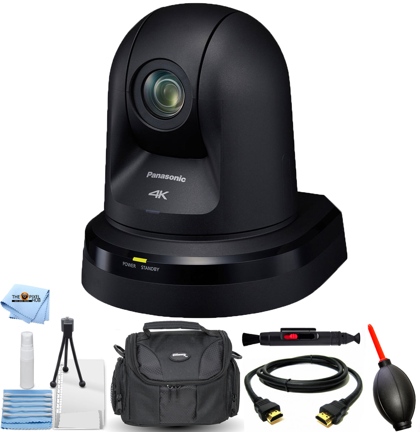 Panasonic AW-UE70 4K Integrated Day/Night PTZ Indoor Camera (Black) - Bundle