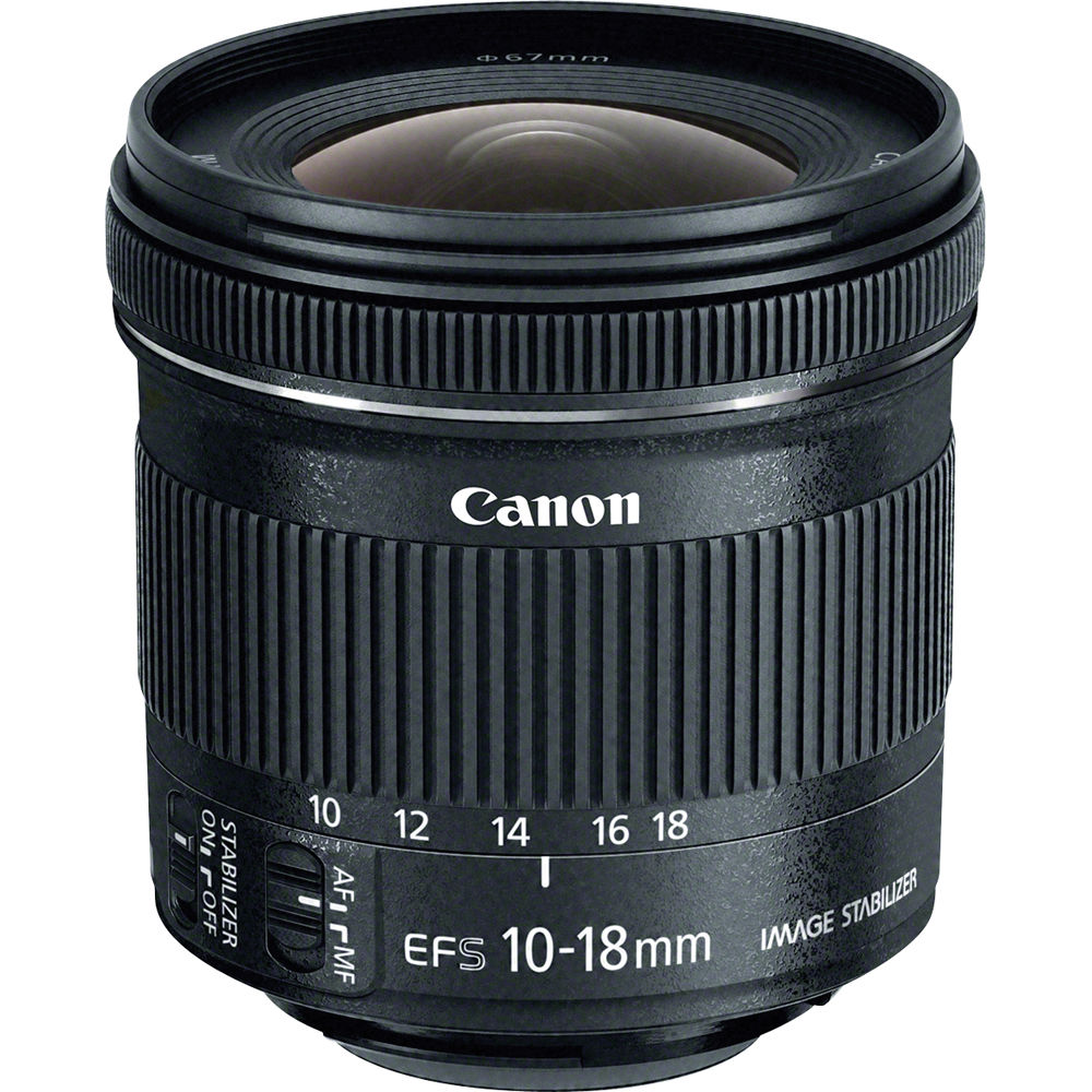 Objectif Canon EF-S 10-18 mm f/4.5-5.6 IS STM - Ensemble d'accessoires 7 pièces