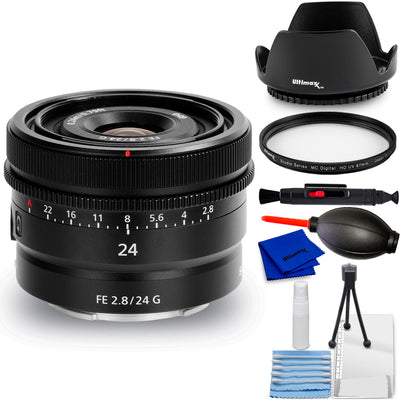 Objectif Sony FE 24 mm f/2,8 G SEL24F28G - Ensemble d'accessoires 7 pièces