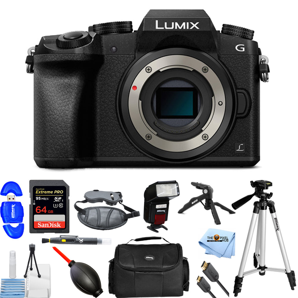 Appareil photo sans miroir Panasonic Lumix DMC-G7 - Ensemble d'accessoires 12 pièces