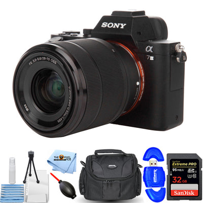 Sony Alpha a7 III Mirrorless Digital Camera with 28-70mm - 7PC Accessory Bundle